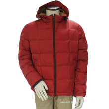 Women Winter Waterproof Windproof Down Hoody Red Leisure OEM Jacket